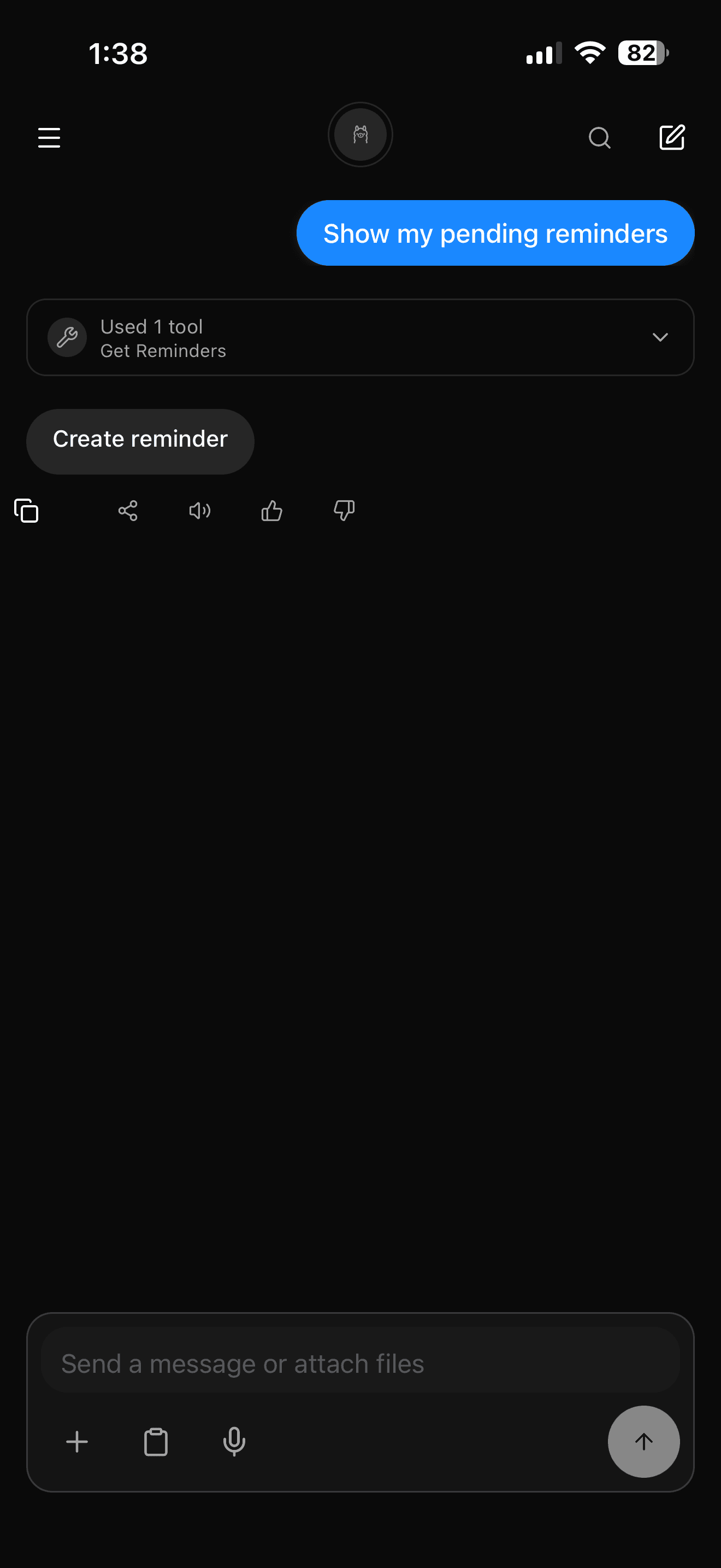 N.O.V.A. invoking the Get Reminders tool via EventKit